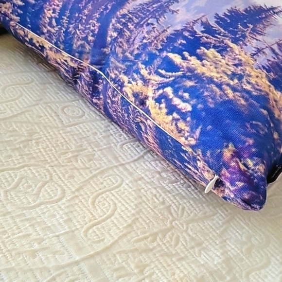 Society6 Mountain Forest Art Accent Pillow - Picture 5 of 5